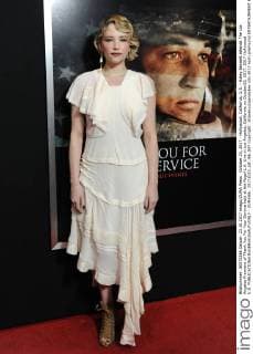 October 23, 2017 - Hollywood, California, U.S. - Haley Bennett attends The Los Angeles Premiere of Thank You For Your Service held at the Regal L.A. Live in Los Angeles, California on October23, 2017. 2017 Hollywood U.S. - ZUMAl86_ 20171023_zaf_l86_007 Copyright: xDavexLongendykex