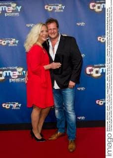 Koeln, Germany 24.10.2017, Deutscher Comedypreis 2016, Daniela Buechner und Jens Buechner auf dem roten Teppich ( DeFodi001