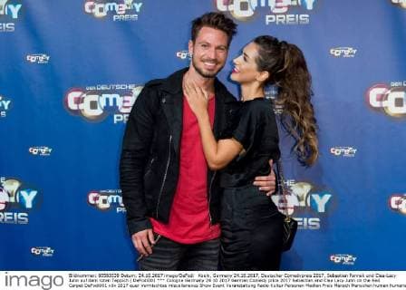 Koeln, Germany 24.10.2017, Deutscher Comedypreis 2017, Sebastian Pannek und Clea-Lacy Juhn auf dem roten Teppich ( DeFodi001