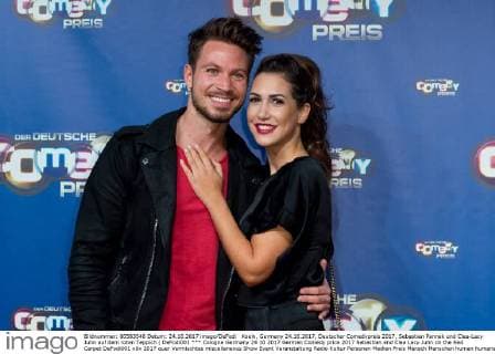 Koeln, Germany 24.10.2017, Deutscher Comedypreis 2017, Sebastian Pannek und Clea-Lacy Juhn auf dem roten Teppich ( DeFodi001