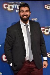 Comedian Faisal Kawusi kommt am 24.10.2017 in Köln zur Verleihung des Deutschen Comedypreis 2017.