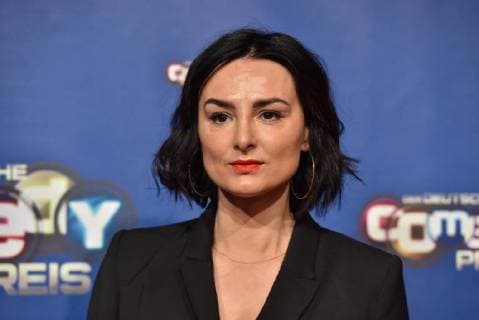 Comedian Miranda Leonhardt kommt am 24.10.2017 in Köln zur Verleihung des Deutschen Comedypreis 2017.
