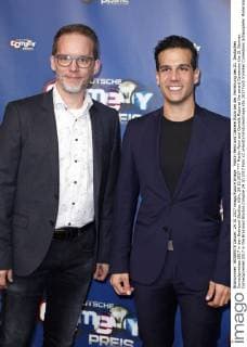 Martin Reinl und Daniele Rizzo bei der Verleihung des 21. Deutschen Comedypreises 2017 in den Brainpool Studios. Köln, 24.10.2017