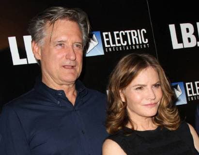 October 25, 2017 - Los Angeles, CA, U.S. - 24 October 2017 - Los Angeles, California - Bill Pullman and Jennifer Jason Leigh. Ã¢â‚¬oeLBJÃ¢â‚¬Â World Premiere held at ArcLight Hollywood in Los Angeles. Photo Credit: AdMedia Los Angeles U.S. - ZUMAa123 20171025_zaa_a123_005 Copyright: xAdmediax