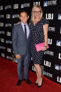 LOS ANGELES CA OCTOBER 24 Ernie Reyes and Lisa Reyes at the premiere of Electric Entertainment s LBJ at the Arclight Theatre on October 24 2017 in Los Angeles California Copyright: xDavidxEdwardsx