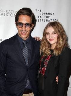 SANTA MONICA CA OCTOBER 24 Nicola Tombacco Willow Shields at Premiere Of The Journey Is The Destination At The Laemmle Monica Film Center in Santa Monica California on October 24 2017 Copyright: xFayexSadoux