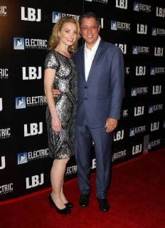 October 24, 2017 - Los Angeles, CA, U.S. - 24 October 2017 - Los Angeles, California - Lisa Brenner and Dean Devlin. Ã¢â‚¬oeLBJÃ¢â‚¬Â World Premiere held at ArcLight Hollywood in Los Angeles. Photo Credit: AdMedia Los Angeles U.S. - ZUMAa123 20171024_zaa_a123_087 Copyright: xAdmediax