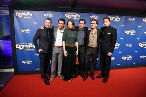 Carsten Strauch, Paul Sedlmeir, Isabell Polak, Alexander Schubert, Matthias Matschke und Holger Stockhaus kommt am 24.10.2017 in Köln zur Verleihung des Deutschen Comedypreis 2017.