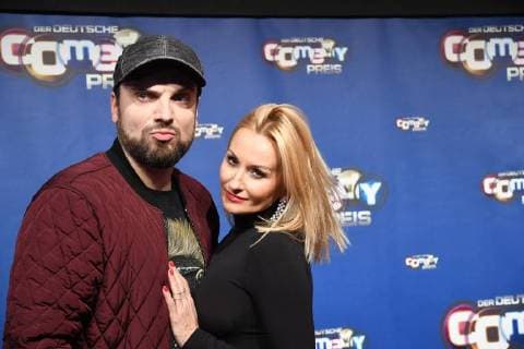 Comedian Ingmar Stadelmann mit Freundin Natalia kommt am 24.10.2017 in Köln zur Verleihung des Deutschen Comedypreis 2017.