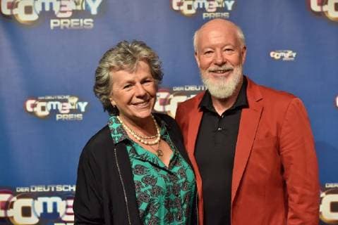 Comedian Margie Kinsky und Bill Mockridge kommt am 24.10.2017 in Köln zur Verleihung des Deutschen Comedypreis 2017.