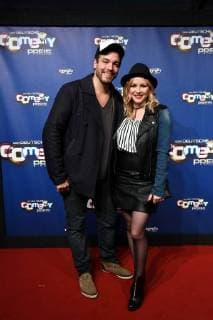 Comedian Jan van Weyde und Jasmin Schwiers kommt am 24.10.2017 in Köln zur Verleihung des Deutschen Comedypreis 2017.