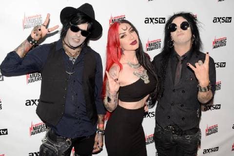 October 24, 2017 - Los Angeles, California, USA - NEW YEARS DAY attends the Loudwire Music Awards at The Novo by Microsoft. Los Angeles USA - ZUMAb173 20171024_zap_b173_030 Copyright: xBillyxBennightx