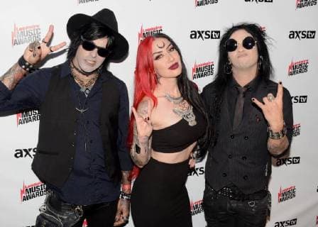 October 24, 2017 - Los Angeles, California, USA - NEW YEARS DAY attends the Loudwire Music Awards at The Novo by Microsoft. Los Angeles USA - ZUMAb173 20171024_zap_b173_029 Copyright: xBillyxBennightx