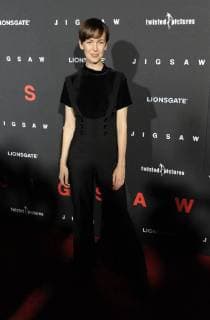 October 25, 2017 - Hollywood, California, U.S. - Brittany Allen attends The Los Angeles Premiere of Jigsaw held at the Arclight Theater in Hollywood, California on October 25, 2017. 2017 Hollywood U.S. - ZUMAl86_ 20171025_zaf_l86_076 Copyright: xDavexLongendykex