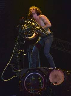 October 24, 2017 - Los Angeles, California, USA - JONNY HAWKINS of NOTHING MORE performs at the Loudwire Music Awards at The Novo by Microsoft. Los Angeles USA - ZUMAb173 20171024_zap_b173_075 Copyright: xBillyxBennightx