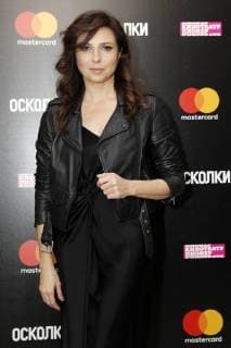 MOSCOW, RUSSIA - OCTOBER 25, 2017: Actress, film director Alisa Khazanova attends the Moscow premiere of her film Middleground at the Pioner Cinema. Artyom Geodakyan TASS  TS0668F4