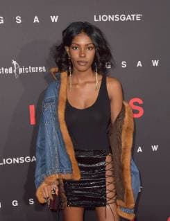 HOLLYWOOD CA OCTOBER 25 Diamond White at Premiere Of Lionsgate s Jigsaw At ArcLight Hollywood in Hollywood California on October 25 2017 Copyright: xFayexSadoux