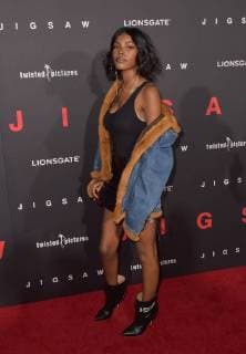 HOLLYWOOD CA OCTOBER 25 Diamond White at Premiere Of Lionsgate s Jigsaw At ArcLight Hollywood in Hollywood California on October 25 2017 Copyright: xFayexSadoux
