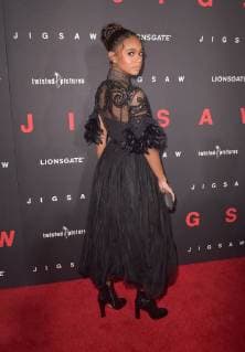 HOLLYWOOD CA OCTOBER 25 Chandler Kinney at Premiere Of Lionsgate s Jigsaw At ArcLight Hollywood in Hollywood California on October 25 2017 Copyright: xFayexSadoux