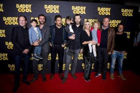Bilder des Tages Equipe du Film Jean Francois Cayrey Gregory Fitoussi Vincent Elbaz Maxime Govaire realisateur Laurence Arne Michel Leeb Laurent Mouton CELEBRITES Avant Premiere de Daddy Cool Paris 26 10 2017 JBAutissier Panoramic 