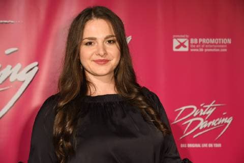 Schauspielerin Antonia Michalsky kommt am 26.10.2017 in Köln zur Deutschlandpremiere des Musical Dirty Dancing.