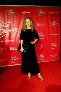 Schauspielerin Pauline Angert kommt am 26.10.2017 in Köln zur Deutschlandpremiere des Musical Dirty Dancing.