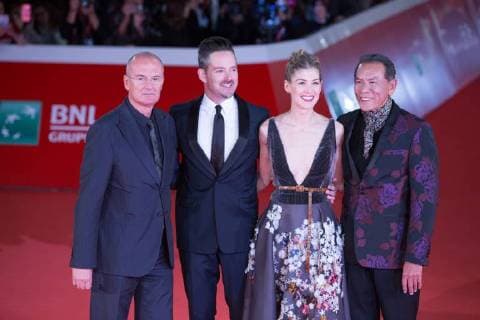 Rome: Film Festival 2017 Red Carpet of the movie Hostiles on the inaugural day of the Rome Film Festival Rome Italy Auditorium Parco della Musica  MatteoxNardone