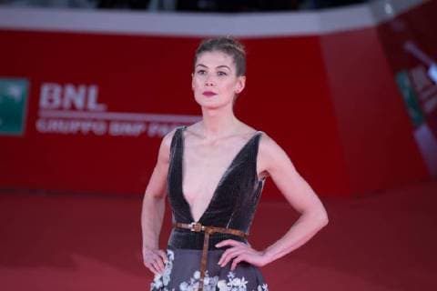 Rome: Film Festival 2017 English actress Rosamund Pike Rome Italy Auditorium Parco della Musica  MatteoxNardone