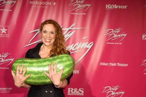 Schauspielerin Madlen Kaniuth kommt am 26.10.2017 in Köln zur Deutschlandpremiere des Musical Dirty Dancing.