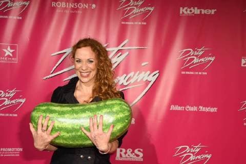 Schauspielerin Madlen Kaniuth kommt am 26.10.2017 in Köln zur Deutschlandpremiere des Musical Dirty Dancing.