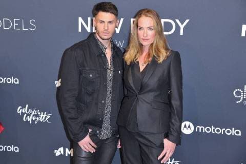Baptiste Giabiconi, Model Tatjana Patitz Ankunft - McFIT MODELS - Europas groeßte Sportmodelagentur - Auszeichung der sportlich attraktivsten Menschen mit dem NEW BODY AWARD im Tempodrom in Berlin am 26.10.2017