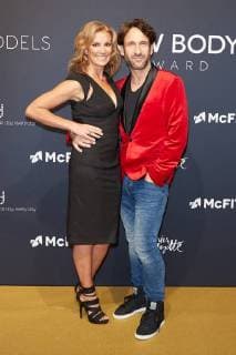 Kerstin Linnartz und Falk-Willy Wild - Verleihung des McFit NEW BODY Award in Berlin am 26.10.2017. McFit NEW BODY Award