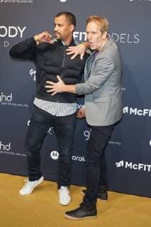 Patrice Boudebila und Jan Hahn - Verleihung des McFit NEW BODY Award in Berlin am 26.10.2017. McFit NEW BODY Award