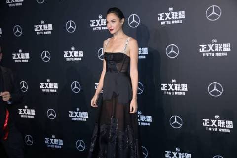 BEIJING, CHINA - OCTOBER 26: Actress Gal Gadot attends Justice League premiere at 798 Art Zone on October 26, 2017 in Beijing, China.  Copyright: xVCGx CFP111130869969