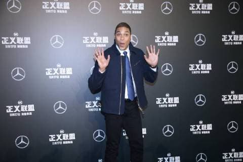 BEIJING, CHINA - OCTOBER 26: Actor Ray Fisher attends Justice League premiere at 798 Art Zone on October 26, 2017 in Beijing, China.  Copyright: xVCGx CFP111130869987