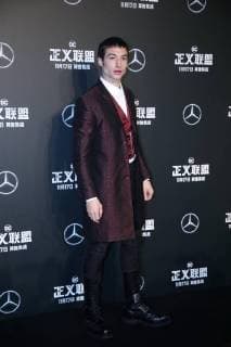 BEIJING, CHINA - OCTOBER 26: Actor Ezra Miller attends Justice League premiere at 798 Art Zone on October 26, 2017 in Beijing, China.  Copyright: xVCGx CFP111130869954
