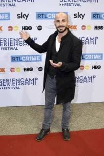 Maximilian Allgeier bei der Eröffnung des Serienfestivals Seriencamp mit dem Screening der BBC TV-Serie SS-GB in der Hochschule für Fernsehen und Film. München, 26.10.2017