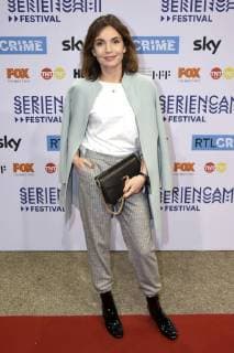 Nadine Warmuth bei der Eröffnung des Serienfestivals Seriencamp mit dem Screening der BBC TV-Serie SS-GB in der Hochschule für Fernsehen und Film. München, 26.10.2017