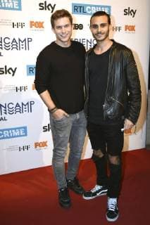 Florian Frowein und Charif Ounis bei der Eröffnung des Serienfestivals Seriencamp mit dem Screening der BBC TV-Serie SS-GB in der Hochschule für Fernsehen und Film. München, 26.10.2017