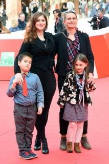 Rome Cinema Fest 2017. Rome Film Festival. Red Carpet The Breadwinner . Pictured: Anita Doron scriptwriter with kids animated movie voices and producer Natalie Ollivier  Copyright: xMaurizioxD Avanzox xIPAx xMaurizioxDxAvanzox
