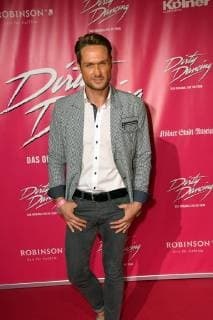 Das Model Nico Schwanz kommt am 26.10.2017 in Köln zur Deutschlandpremiere des Musical Dirty Dancing.