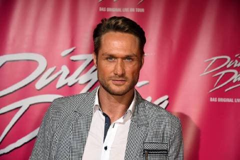 Das Model Nico Schwanz kommt am 26.10.2017 in Köln zur Deutschlandpremiere des Musical Dirty Dancing.