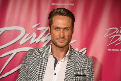 Das Model Nico Schwanz kommt am 26.10.2017 in Köln zur Deutschlandpremiere des Musical Dirty Dancing.