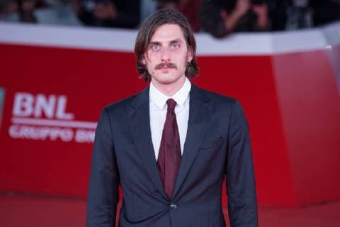 Rome: Una Questione Privata Film Festival Italian actor Luca Marinetti during the red carpet of the film Una Questione Privata directed by Vittorio and Paolo Taviani, on the second day of the Rome Film Festival 2017. Rome Italy Auditorium Parco della Musica  MatteoxNardone