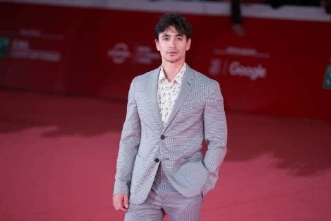 Rome: Una Questione Privata Film Festival Italian actor Giulio Beranek during the red carpet of the film Una Questione Privata directed by Vittorio and Paolo Taviani, on the second day of the Rome Film Festival 2017. Rome Italy Auditorium Parco della Musica  MatteoxNardone