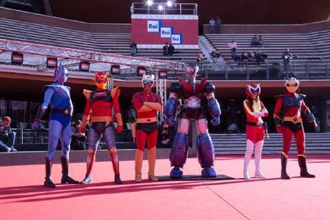 Rome: Mazinger Z in Film Festival Red Carpet dedicated to manga Mazinger Z during the third day of the Rome Film Fest Rome Italy Auditorium Parco della Musica  MatteoxNardone