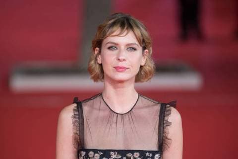 Rome: Red Carpet of movie Stronger Italian actress Elena Radonicich during the red carpet of the movie Stronger with US actor Jake Gyllenhaal during the third day of the Rome Film Fest Rome Italy Auditorium Parco della Musica  MatteoxNardone