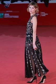 Rome: Red Carpet of movie Stronger Italian actress Elena Radonicich during the red carpet of the movie Stronger with US actor Jake Gyllenhaal during the third day of the Rome Film Fest Rome Italy Auditorium Parco della Musica  MatteoxNardone