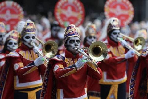 October 28 2017 EUM20171028NAC26 JPG CIUDAD DE MEXICO TraditionsTradiciones Dia de Muertos Aspectos del Desfile del Dia de Muertos 28 de octubre de 2017 Foto Agencia EL UNIVERSALJuan Carlos ReyesJMA  - ZUMAu78_ 20171028_zaf_u78_105 Copyright: xElxUniversalx