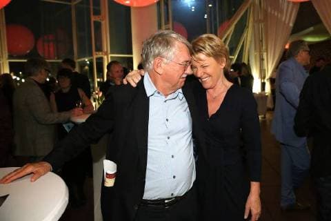 Heinrich Breloer und Mariele Millowitsch bei der Deutsche Akademie für Fernsehen Verleihung und Auszeichnung am 28.10.2017 in Köln Deutsche Akademie fuer Fernsehen Verleihung & Auszeichnung in Koeln, 2017